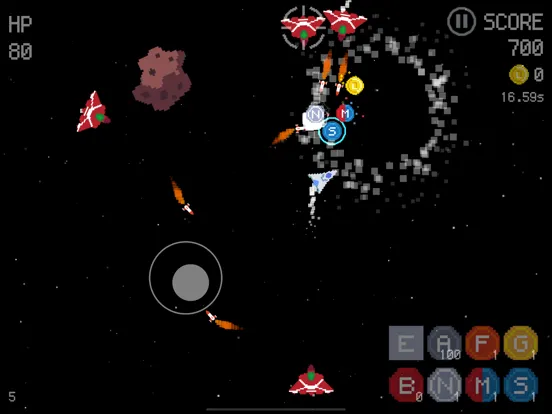 Space Escaper - Pixel Shooting iPad  스크린샷