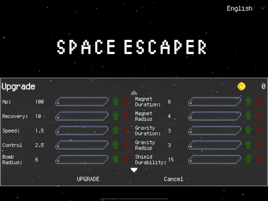 Space Escaper - Pixel Shooting iPad  스크린샷