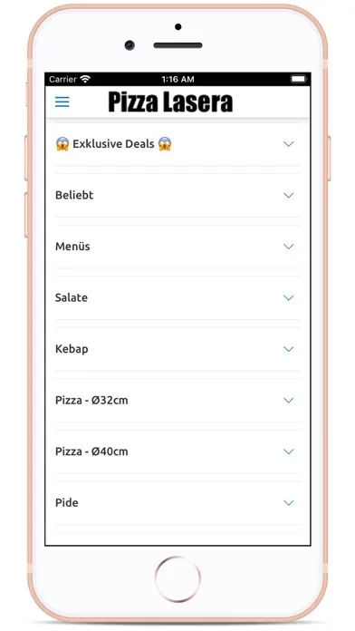 Zrzuty ekranu Pizza La Sera