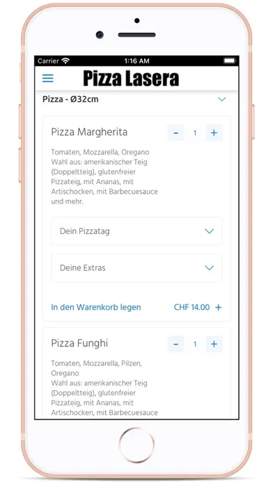 Zrzuty ekranu Pizza La Sera