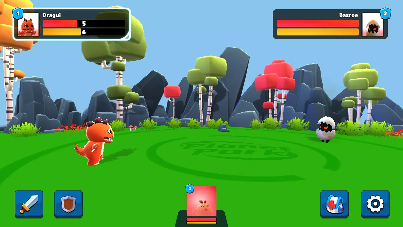 Planet Park Battle Screenshots