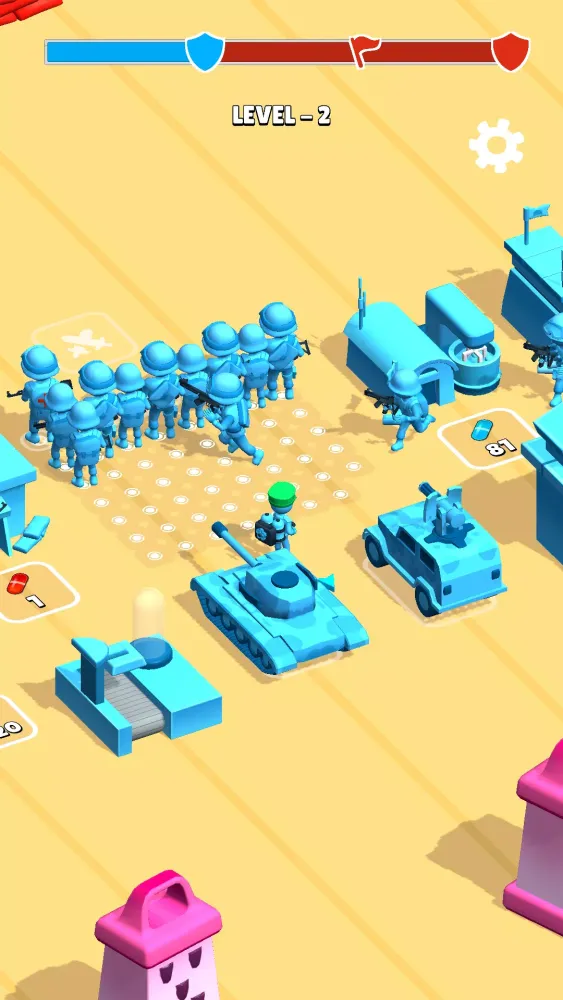 Zrzuty ekranu Plastic Army: Battle Simulator