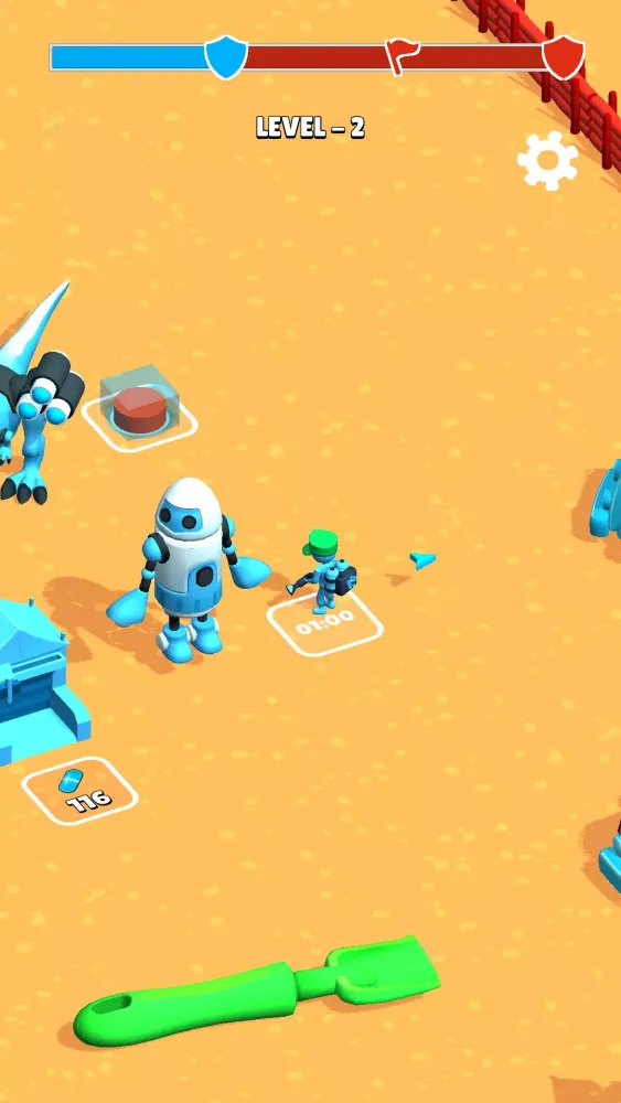 Zrzuty ekranu Plastic Army: Battle Simulator