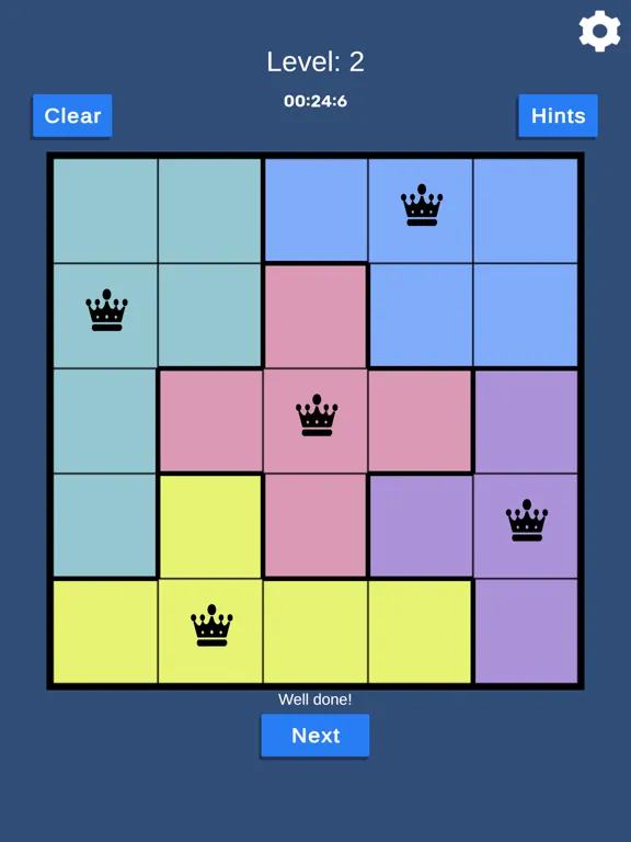 Queens Puzzle iPad 应用截图
