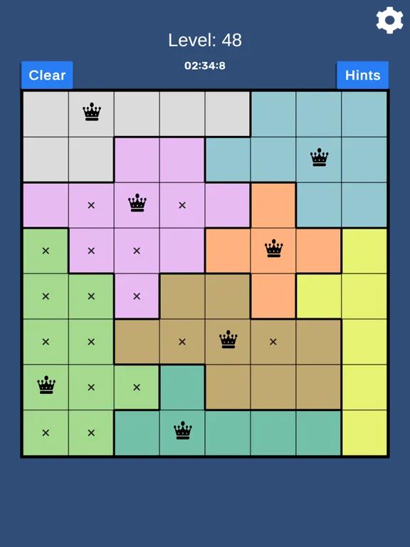 Queens Puzzle iPad 应用截图
