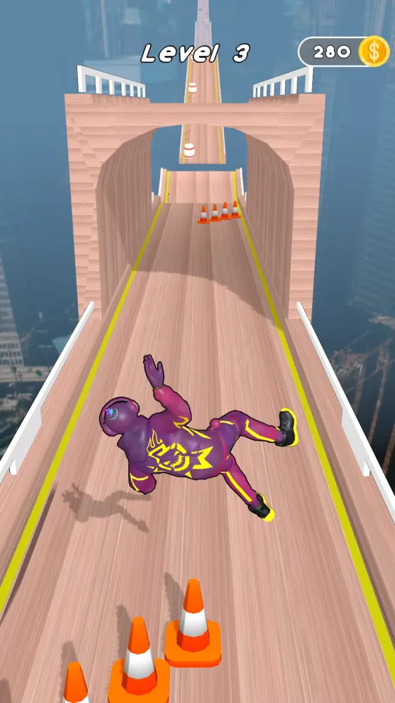 Ragdoll Downhill Skateboarding स्क्रीनशॉट