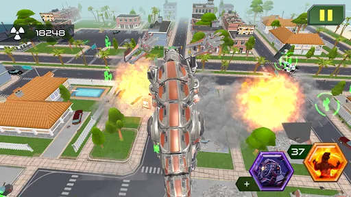 ภาพหน้าจอของ Monster evolution: hit & smash