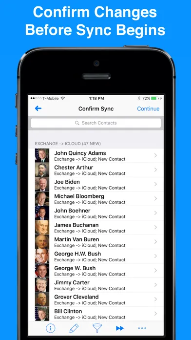 Ảnh chụp màn hình của Contact Mover & Account Sync