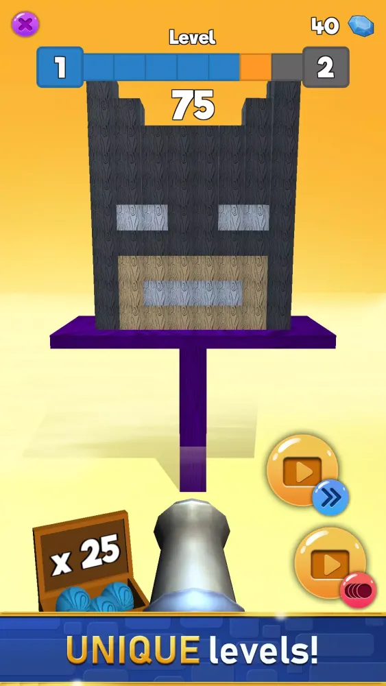 Tangkapan layar Knock Blocks - Ball Shooter 3D