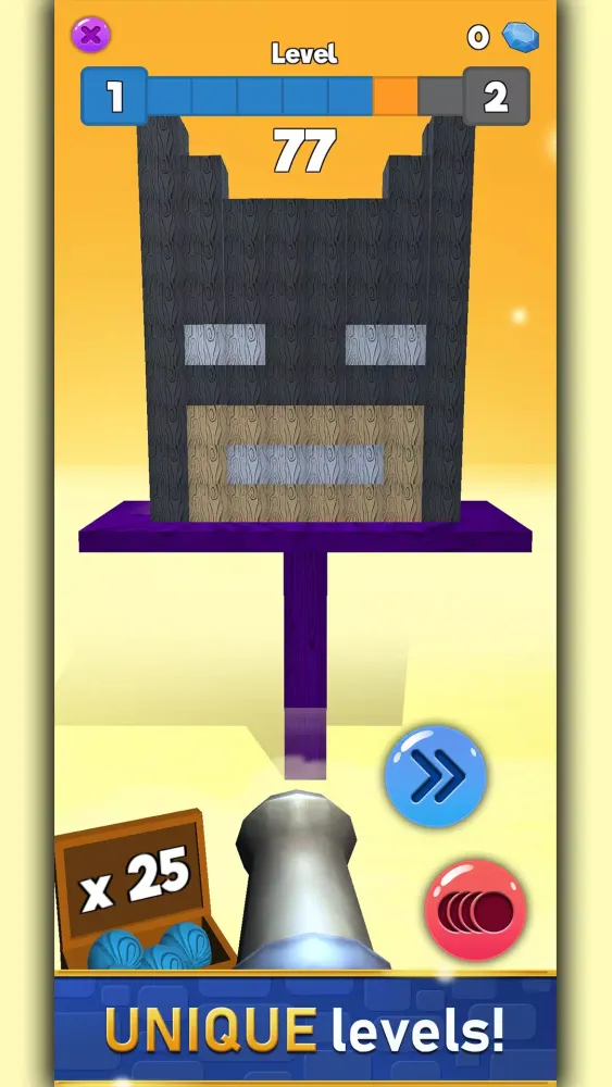 Tangkapan layar Knock Blocks - Ball Shooter 3D