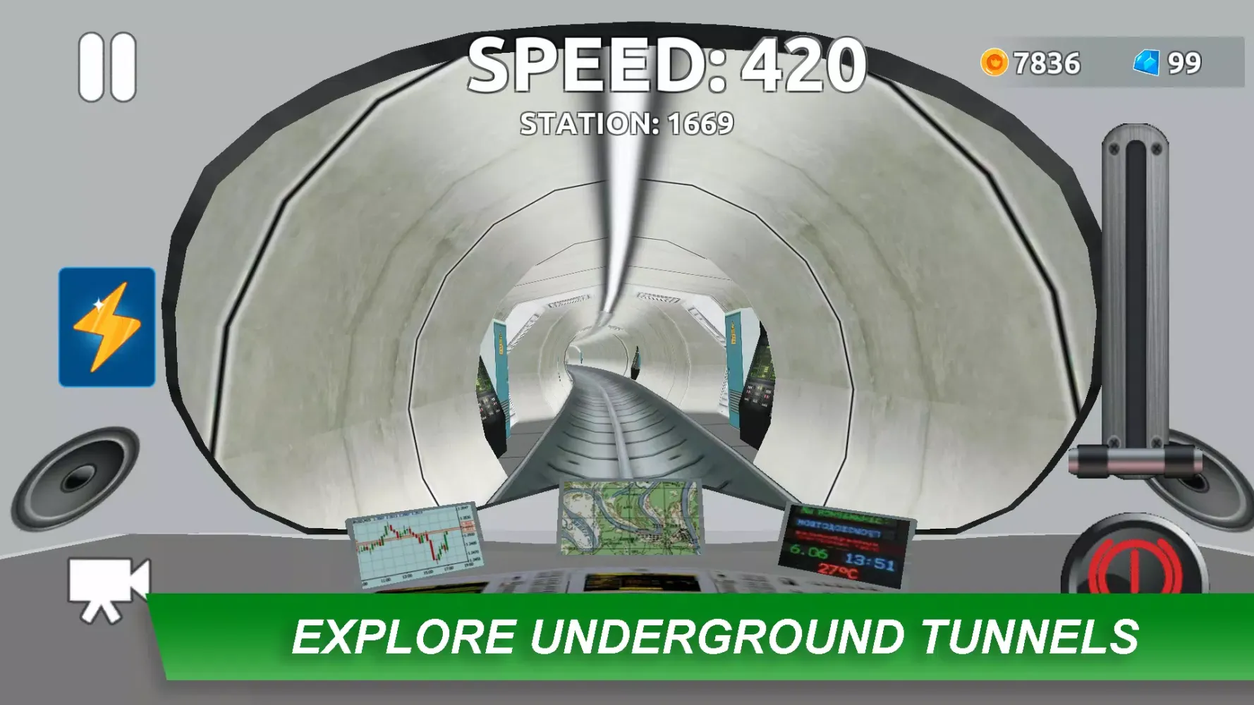 Скриншоты Hyperloop: train simulator