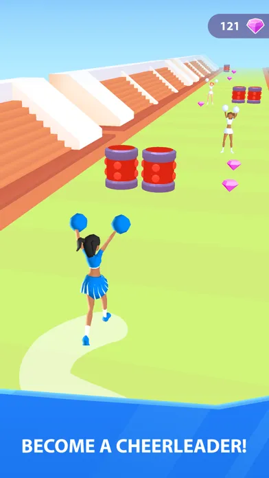 Cheerleader Run 3D应用截图