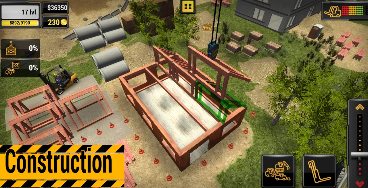Construction Machines 2016 Mobile Screenshots