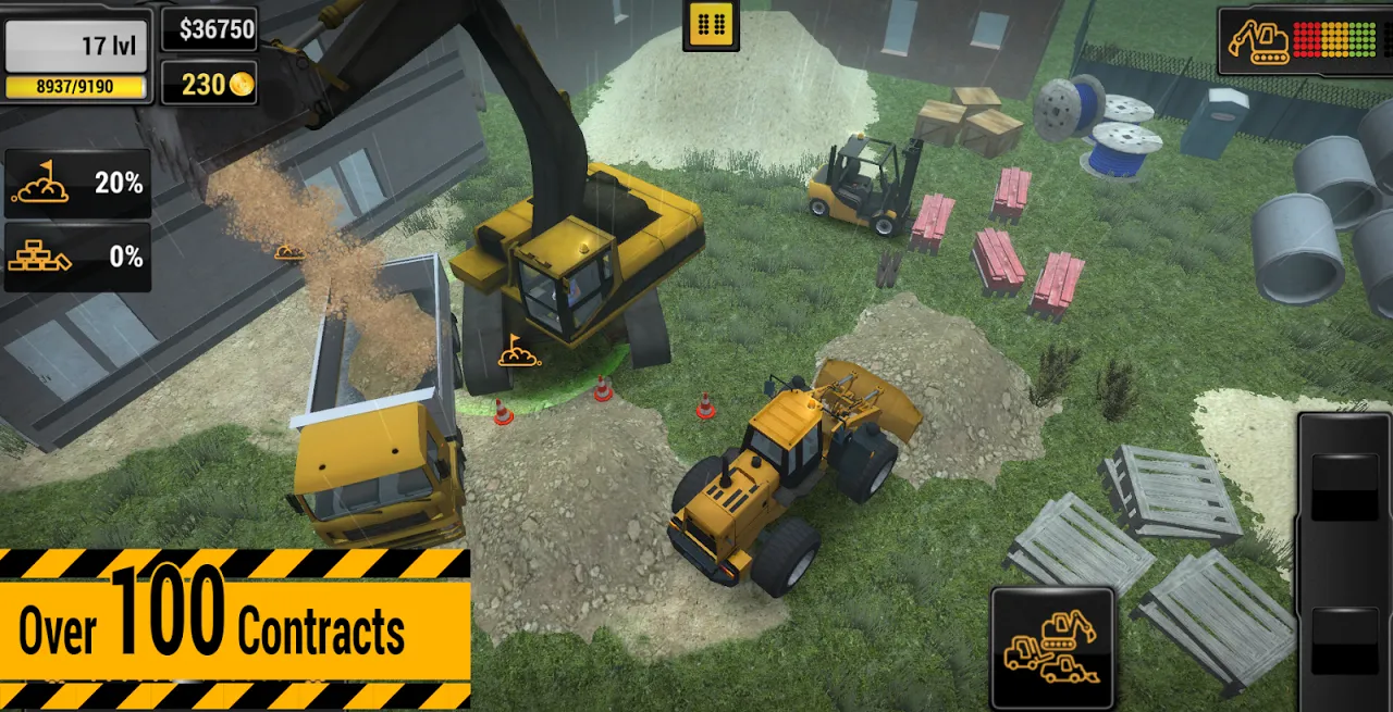 Construction Machines 2016 Mobile Screenshots