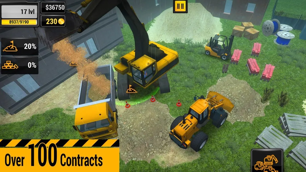 Construction Machines 2016 Mobile Screenshots