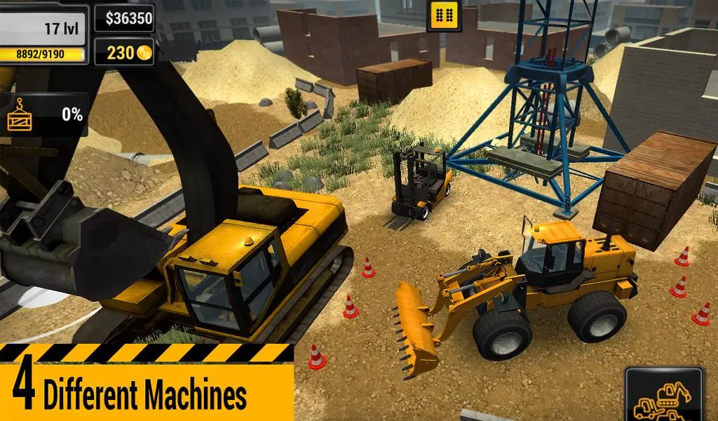 Construction Machines 2016 Mobile Screenshots