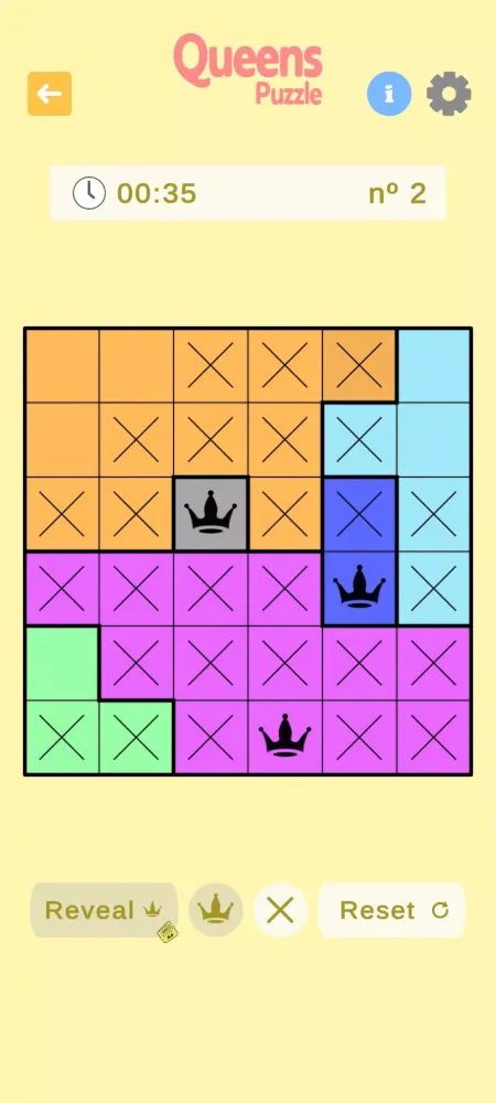 ภาพหน้าจอของ Queens Puzzle