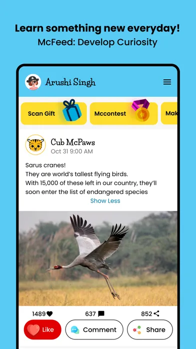 Cub McPaws: The Kids' Network स्क्रीनशॉट