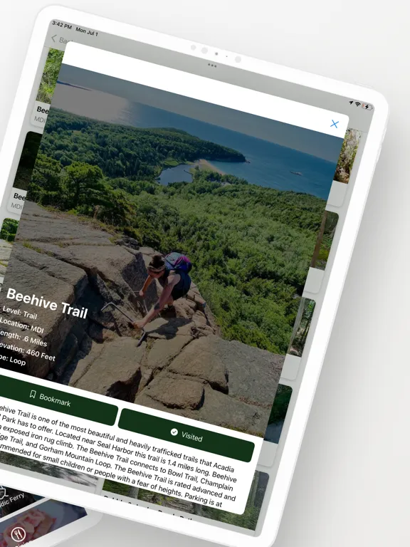 Acadia Nat'l Park iPad  Screenshots