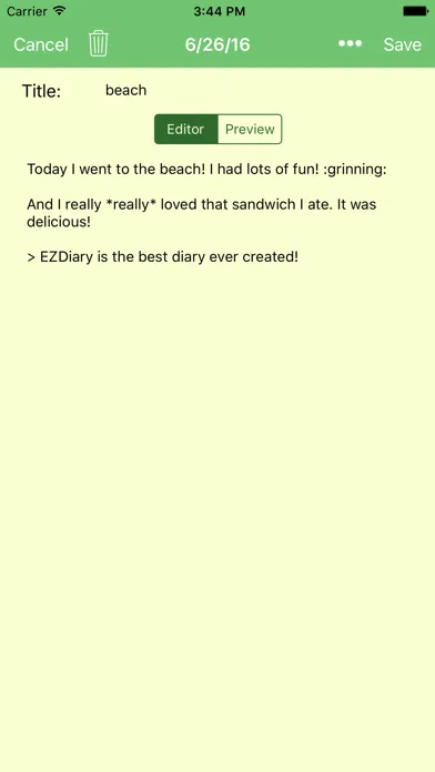 EZDiary - My Diary應用截圖