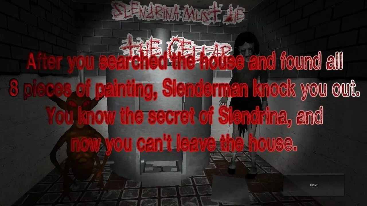 Zrzuty ekranu Slendergirl Must Die: Cellar