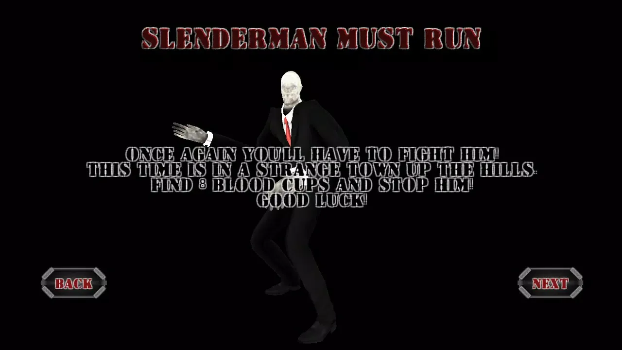 Tangkapan layar Slenderman Must Run
