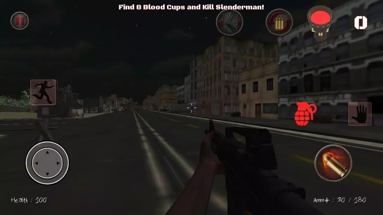Tangkapan layar Slenderman Must Run