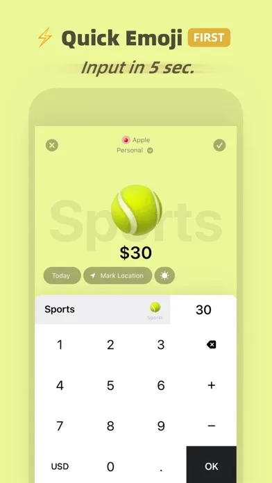 Ảnh chụp màn hình của Money Cam: Expenses Tracker
