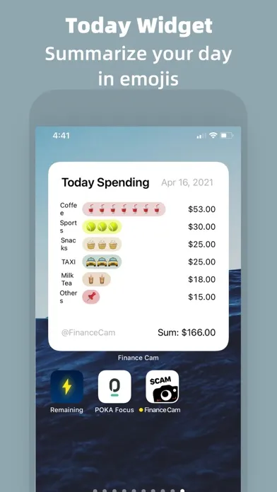 Ảnh chụp màn hình của Money Cam: Expenses Tracker