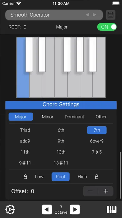 Tangkapan layar Chordable - MIDI Chords, Music