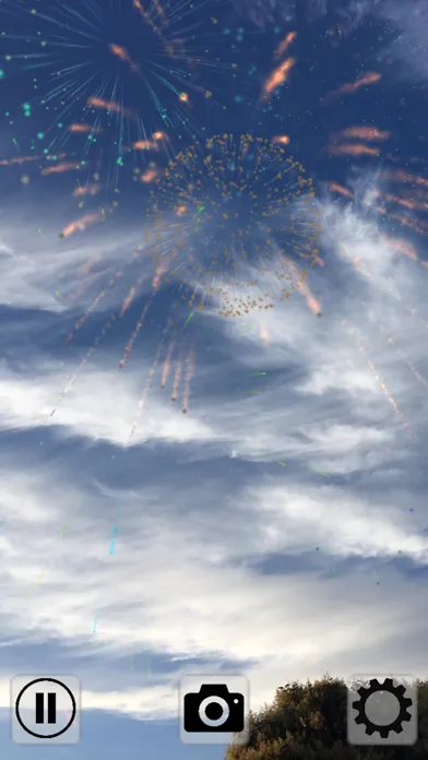 ภาพหน้าจอของ Fireworks Tap AR