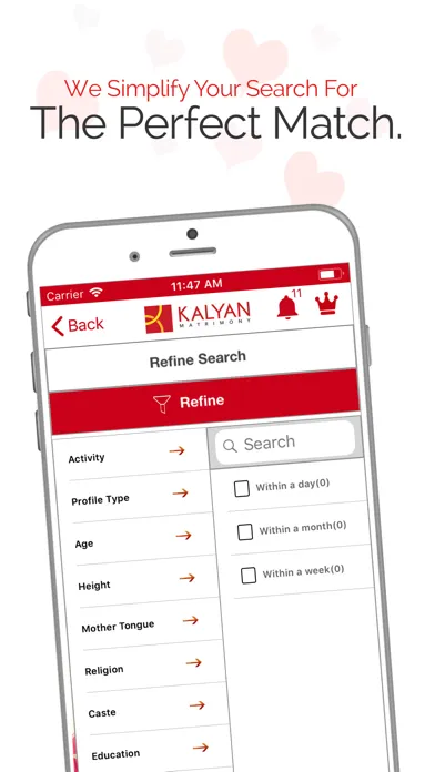 Kalyan Matrimony Screenshots