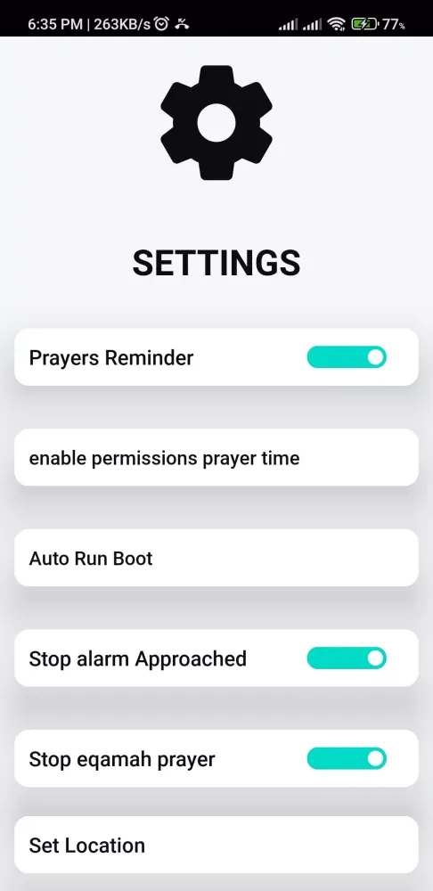 Captures d'écran de Prayer Timings Muslim Salatuk