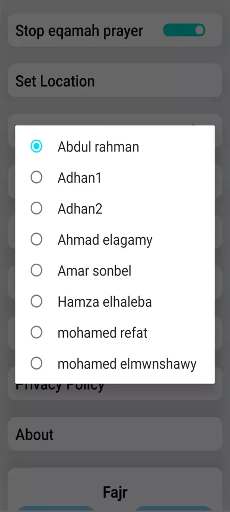 Captures d'écran de Prayer Timings Muslim Salatuk