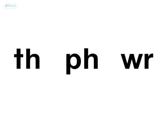 Capturas de pantalla de Phonics Digraphs Game iPad 
