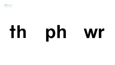 Capturas de pantalla de Phonics Digraphs Game