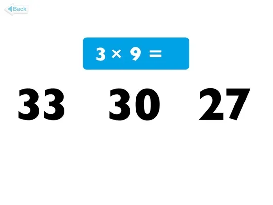 Capturas de tela do Multiplication 1 Game iPad 