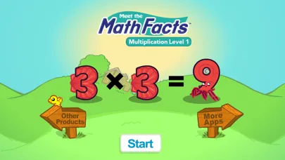 Capturas de tela do Multiplication 1 Game