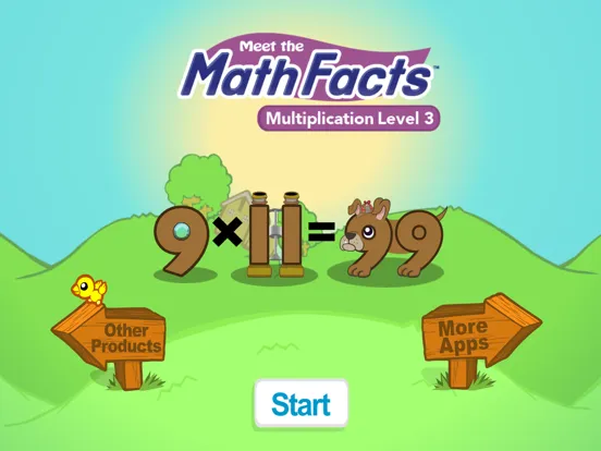Ảnh chụp màn hình của Multiplication 3 Game iPad 