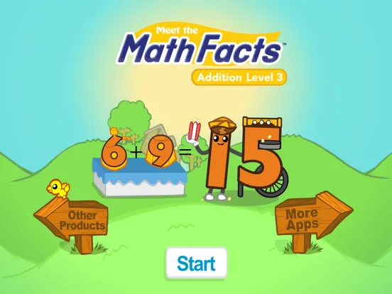 Zrzuty ekranu Meet the Math Facts 3 iPad 