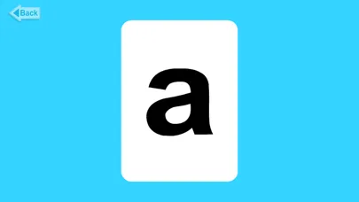 Zrzuty ekranu Letters Flashcards - Lowercase