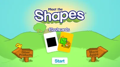 Capturas de tela do Shapes Flashcards
