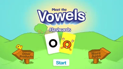Captures d'écran de Meet the Vowels Flashcards
