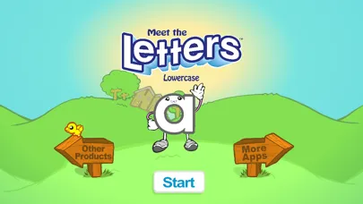 Capturas de tela do Meet the Letters Lowercase