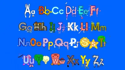 Capturas de tela do Meet the Letters Lowercase