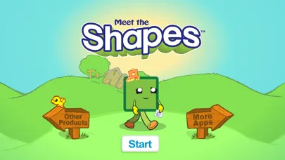 Capturas de tela do Meet the Shapes