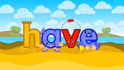Tangkapan layar Sight Words 1 Guessing Game