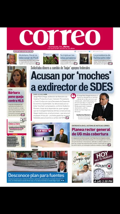 Скриншоты Periódico Correo
