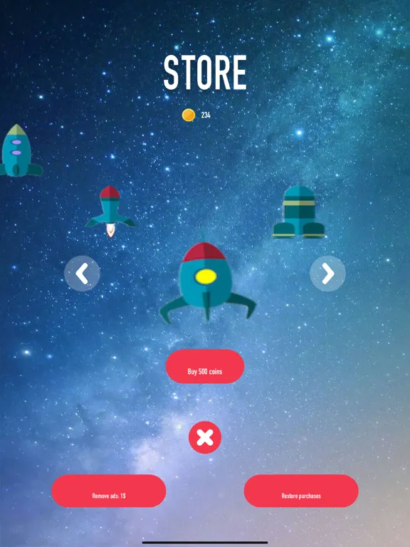 Tangkapan skrin Space Ship Tower iPad 