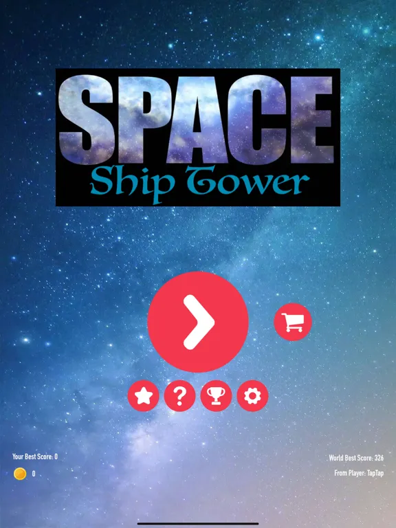 Tangkapan skrin Space Ship Tower iPad 